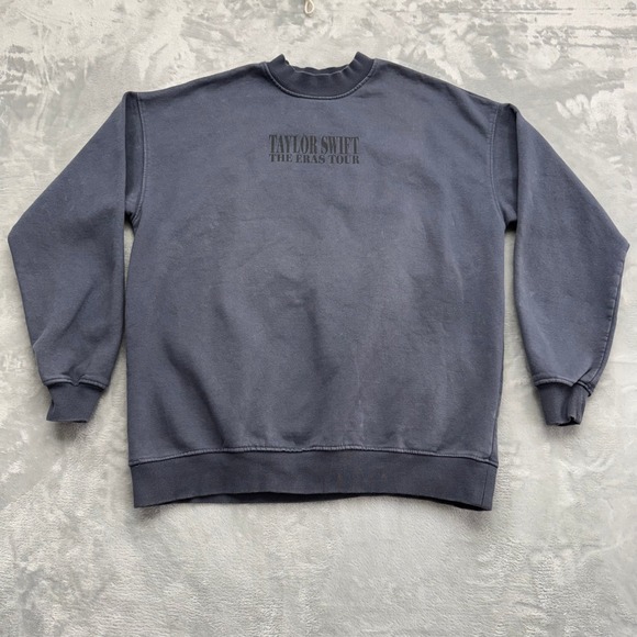 Taylor Swift Tops - Taylor Swift The Eras Tour Sweatshirt Small Blue Crewneck Concert Merch
